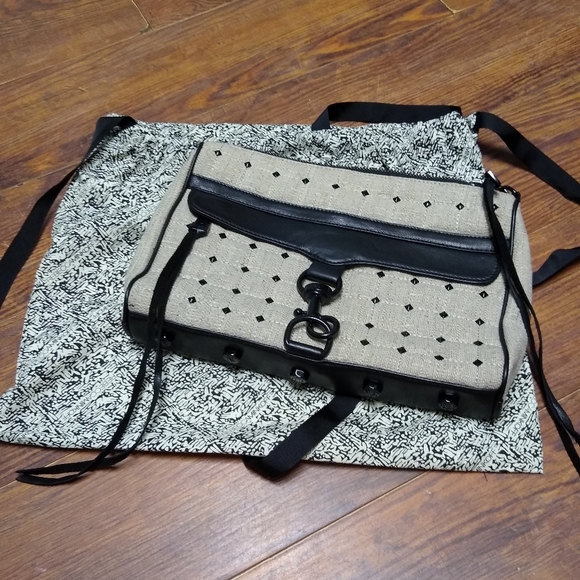 Rebecca Minkoff Cream with Genuine Leather clutch - Picture 1 of 6